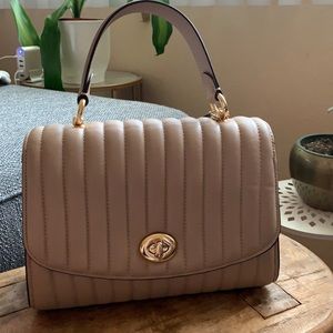 Coach Quilted Tilly Top Handle Satchel